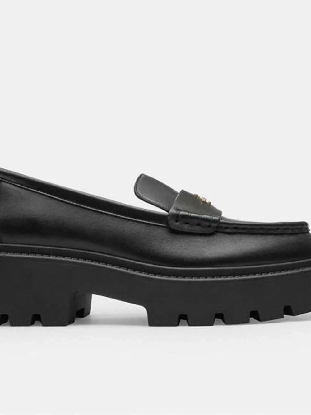 Coach Black Lucy Leather Loafer Box - Picture 7 of 8